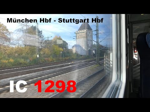 IC 1298 Mitfahrt München Hbf - Stuttgart Hbf | im Bistrowagen