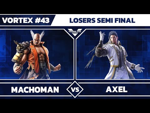 [Vortex #43] RiB | MachoMan vs VMLN | AxEL - Losers Semi Final - Tekken 7