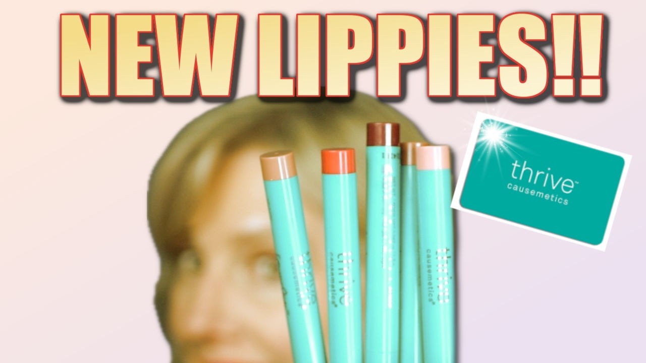 New! Satin Lip cream from THRIVE CAUSEMETICS- swatches and try-on