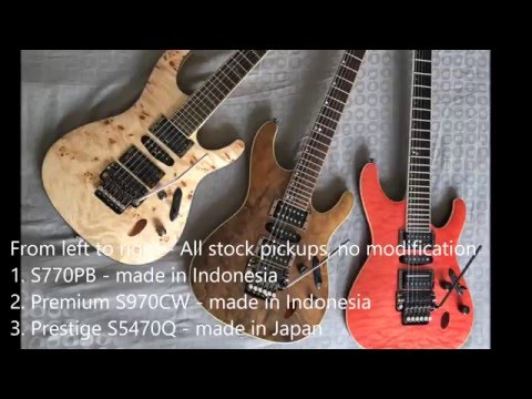 Ibanez S Shootout - Regular, Premium & Prestige