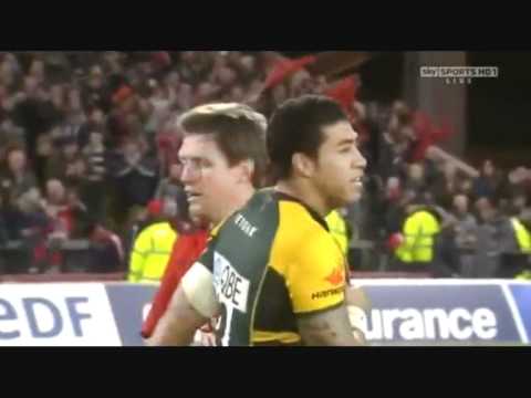 Ronan O' Gara Match winning Drop Goal Against Northampton 2011