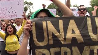 Crónica de la marcha de estudiantes a Rectoría