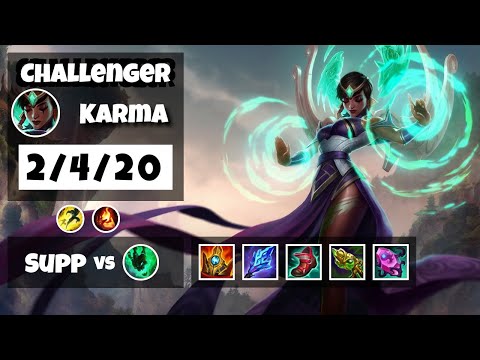 Karma vs Thresh OCE Challenger SUPPORT (2/4/20) - v11.12