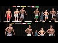 西海フィジーク選手権 176㎝超級 審査発表 決勝進出6名