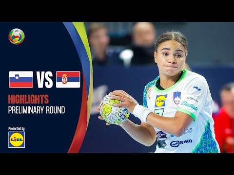 Slovenia head to Main Round | Slovenia vs Serbia | Highlights | PR | Women's EHF EURO 2022