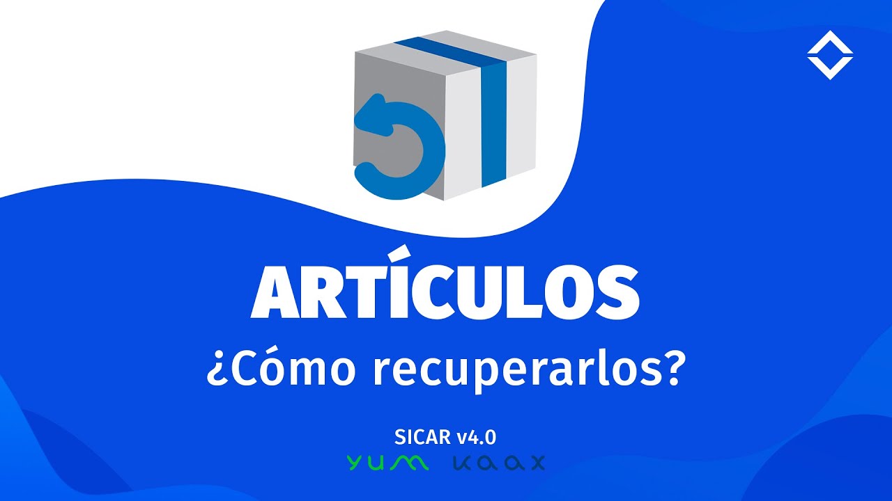 23.- ¿Cómo Recuperar un Artículo Eliminado?