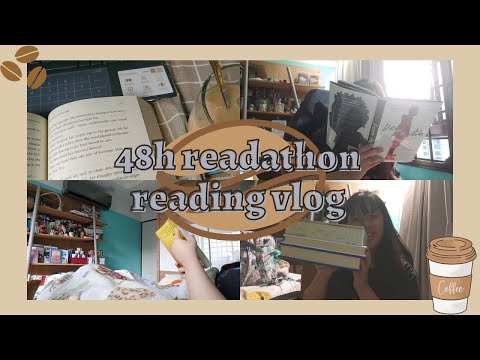 how many books can I read in 48 hours? ✨| 48h bookoplathon vlog [cc]