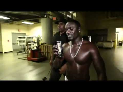 Akon and Cintron Backstage