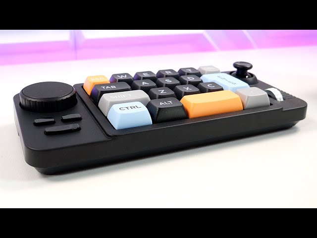 Vídeo relacionado con ERYUE Teclado Mecánico para Juegos Teclado Multifuncional Profesional para Juegos con una Sola Mano Oficina Música Control Industrial Material ABS