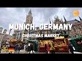 Munich, Germany 4K Christmas Market Walking Tour (2023)