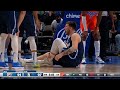 Luka Doncic gets fouled (no call) by Lu Dort and hurts his ankle
