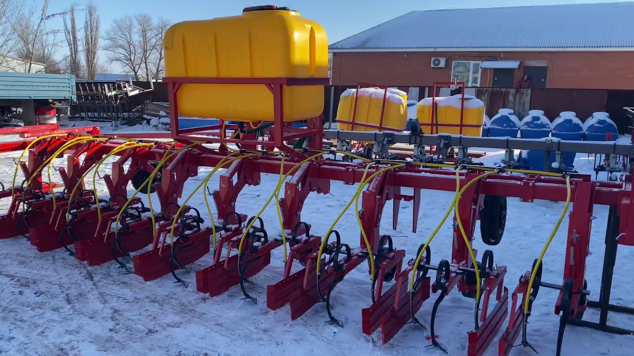 New Orion Standard 5,6(8х70) с питателем КАС и ЖКУ опорные колёса секций с резиновым бандажом