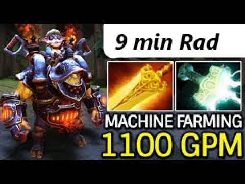 Dota 2 | Alchemist 1k GPM 9min Radiance