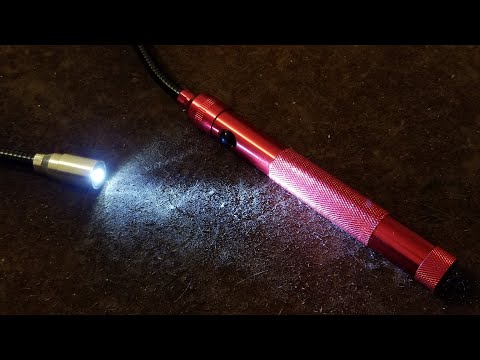 Harbor Freight Flexible LED Magnetic Pick-Up Tool Review