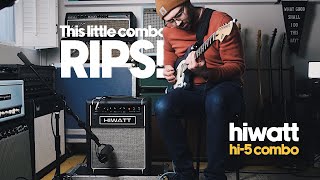 Video thumbnail for A bedroom amp that RIPS! | Hiwatt Hi-5 Combo Amp | Clean & Dirty Sounds w/ Treetone Guitars Stella by Ambient Endeavors