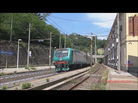 STROMBAZZATE DEI REGIONALI IN TRANSITO A MIGNANEGO. (GE) SAB.  12 - 6 - 2021.