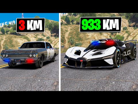 EVOLUI PARA CARRO DA POLÍCIA MAIS RÁPIDO DO GTA 5