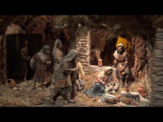 Vídeo relacionado con Juego de belén, exhibición de de estaño, juego de belén para Navidad, diseño de temporada de escritorio, fácil de colocar, herramienta decorativa de vacaciones, accesorio encantador para grupos