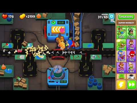 BTD 6 - How to beat Workshop on Easy Difficulty! |No MK, No Powers, No Heroes|