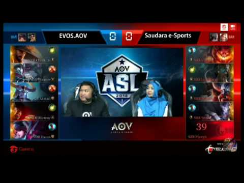 EVOS.AOV vs SAUDARA E-SPORTS - GARENA AOV ASL Season 1 #1