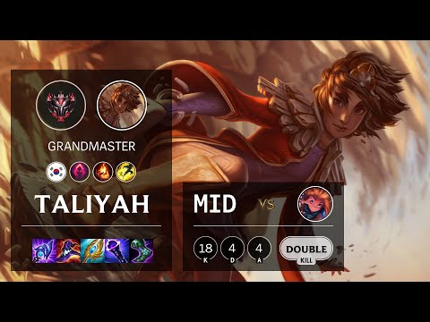 Taliyah Mid vs Zoe - KR Grandmaster Patch 11.24b