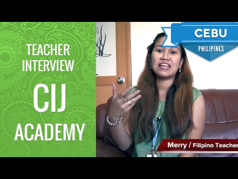 [フィリピン留学] CIJ Academy Teacher Merry Interview