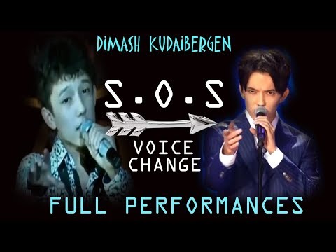DIMASH - S.O.S (2012-2019) VOICE EVOLUTION (FULL PERFORMANCES)