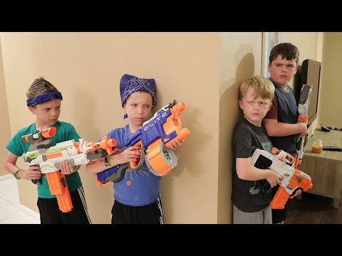 Best Nerf Blaster Battle Ever: Extreme Toys TV (Sneak Attack Squad) Ruins Payback Time Video
