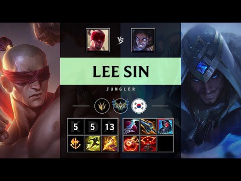 Lee Sin Jungle vs Sylas - KR Challenger Patch 25.17