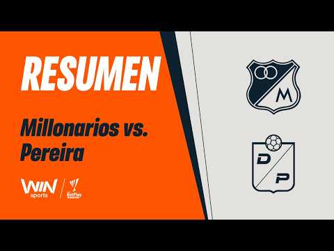 Millonarios vs. Pereira (resumen y goles) | Liga BetPlay Dimayor 2026-1 | Fecha 9