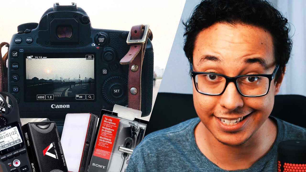 Kit ESSENCIAL para GRAVAR VÍDEOS: Câmera, Som e Luz para INICIANTES!