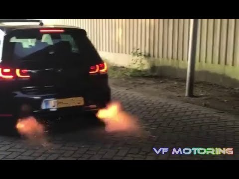 Vw Golf 6 GTI Antilag Flames, Your Volume Up!