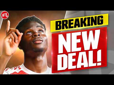 BREAKING NEWS: Saka Signs NEW 5 Year Deal!