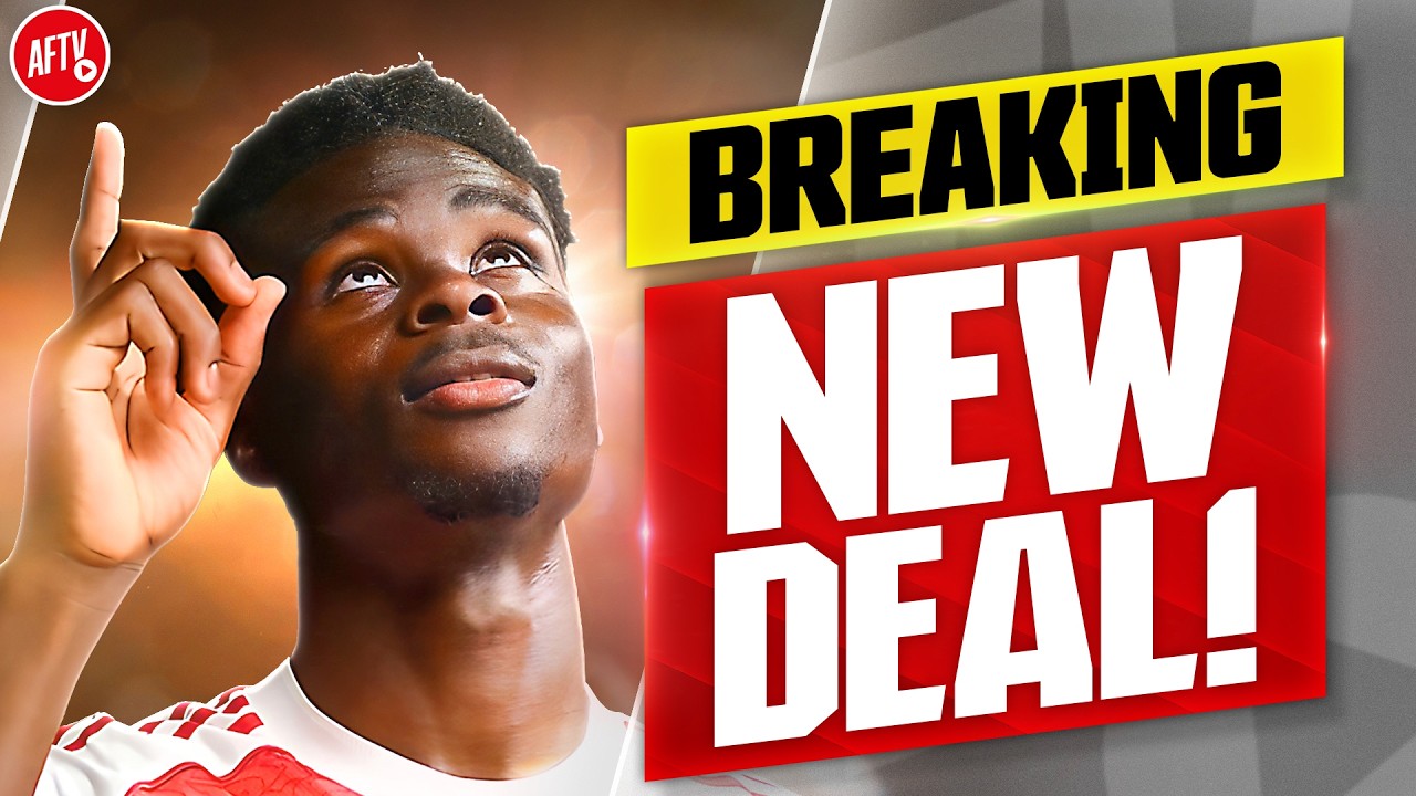 BREAKING NEWS: Saka Signs NEW 5 Year Deal!