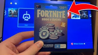 How to REDEEM Fortnite V-BUCKS CODE on CONSOLE PS4, PS5 & XBOX! (EASY METHOD)