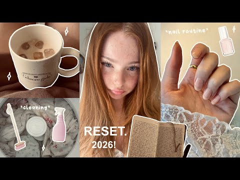 ✶ 2026 RESET VLOG : cleaning, beauty maintenance, starting the year well.