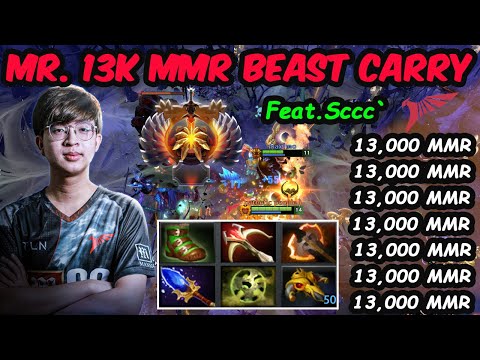 23savage Monkey King 13K MMR Beast Carry TOP1 MMR SERVER SEA INSANE RIGHT CLICK Dota 2 pro Gameplay