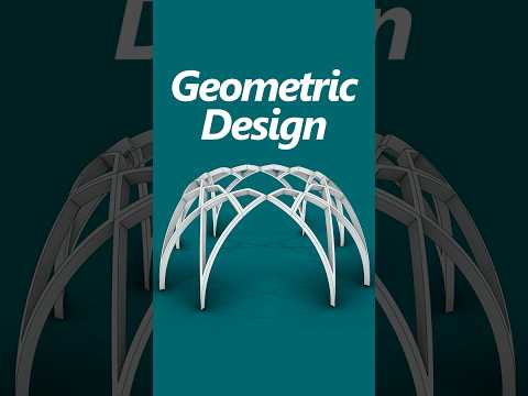 Geometric Design in Rhino 3D - Project Curve + Split