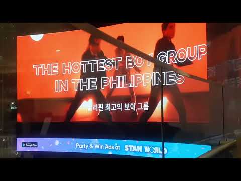 @officialSB19 STELL focus of  #Stanworld giant ad in Seoul, South Korea! #PpopRise #WD