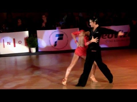 Nino Langella - Kristina Moshenskaya, Brno Open 2012, WDSF int. open latin, final - paso doble