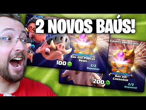 2 NOVOS BAUÌS NO CLASH ROYALE E NOVA ATUALIZACÌ§AÌƒO