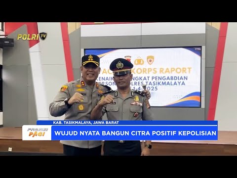 POLRES TASIKMALAYA GELAR UPACARA KENAIKAN PANGKAT PENGABDIAN