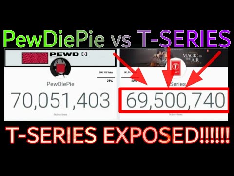 T-SERIES FAKE SUBSCRIBERS EXPOSED!!!! | 10000 SUBS IN 1 SECOND??? | T-SERIES VS PEWDIEPIE | 2018