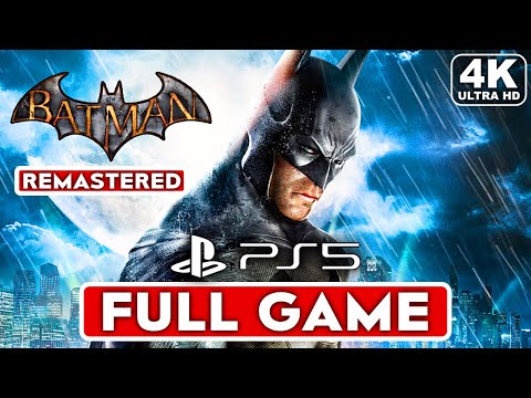 BATMAN ARKHAM ASYLUM REMASTERED PS5 Gameplay Walkthrough Part 1 FULL GAME [4K HD] - No Commentary