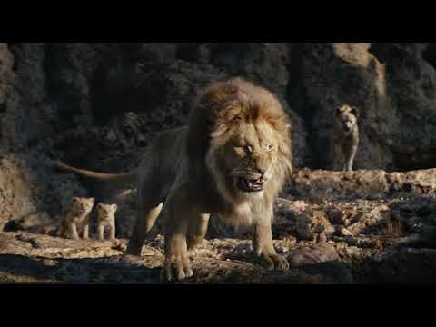 The Lion king 2019 mufasa save simba and nala