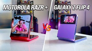 Motorola Razr 40 Ultra / Motorola Razr Plus vs Samsung Galaxy Z Flip4: Camera, Gaming, Speaker!