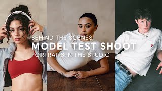 Portrait Photography in the Studio BTS | Pentax 645Z, Fuji X-H2, & Instax Wide 400