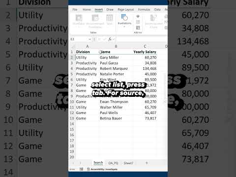 Quick Excel Menu Search Shortcut Guide #shorts