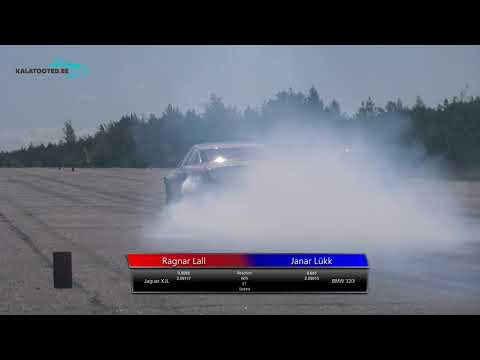 Ragnar Lall - Jaguar XJL vs Janar Lükk - BMW 320i. Drag race @ RaceWars2019