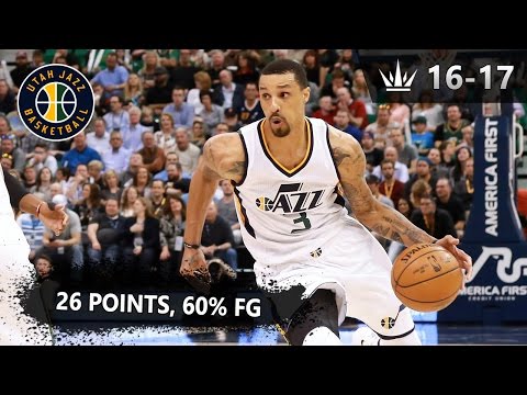 George Hill Full Highlights vs Clippers R1G3 / 26 Points [04.21.2017]